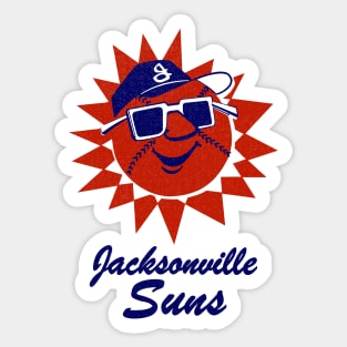 Classic Jacksonville Suns Basketball 1962 Sticker